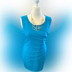 Calvin Klein turquoise sleeveless dress size 12